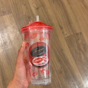 Femme Fatale water cup (Mardi Gras)